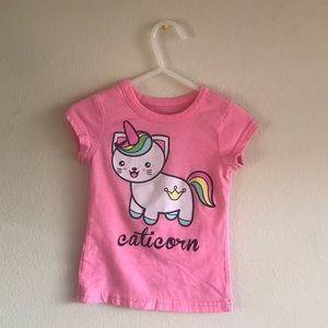 💝Free when Bundled💝 Cat Unicorn T-shirt Size 2T